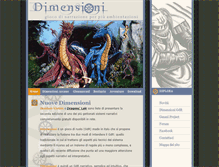 Tablet Screenshot of dimensioni.dragonslair.it